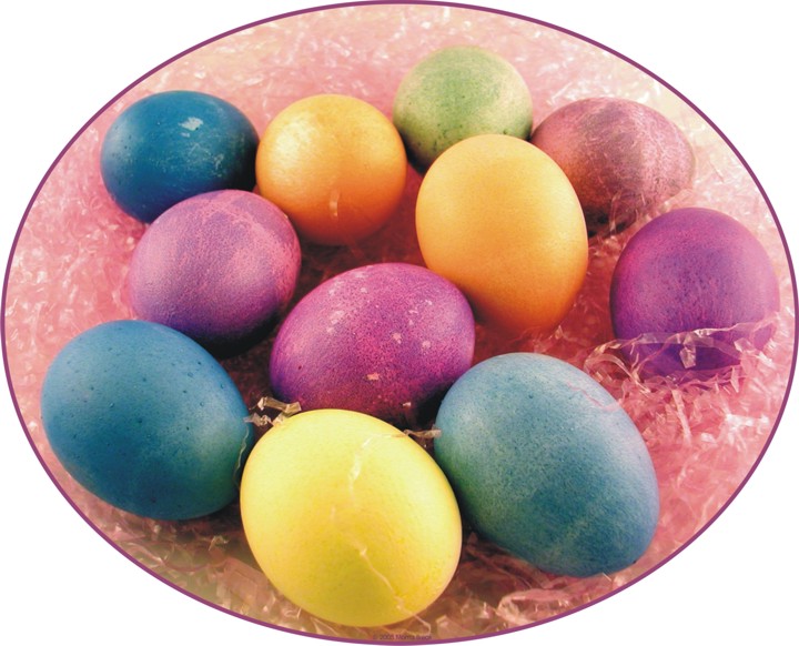 easter eggs in a basket. Enter the PAAS Best Easter Egg